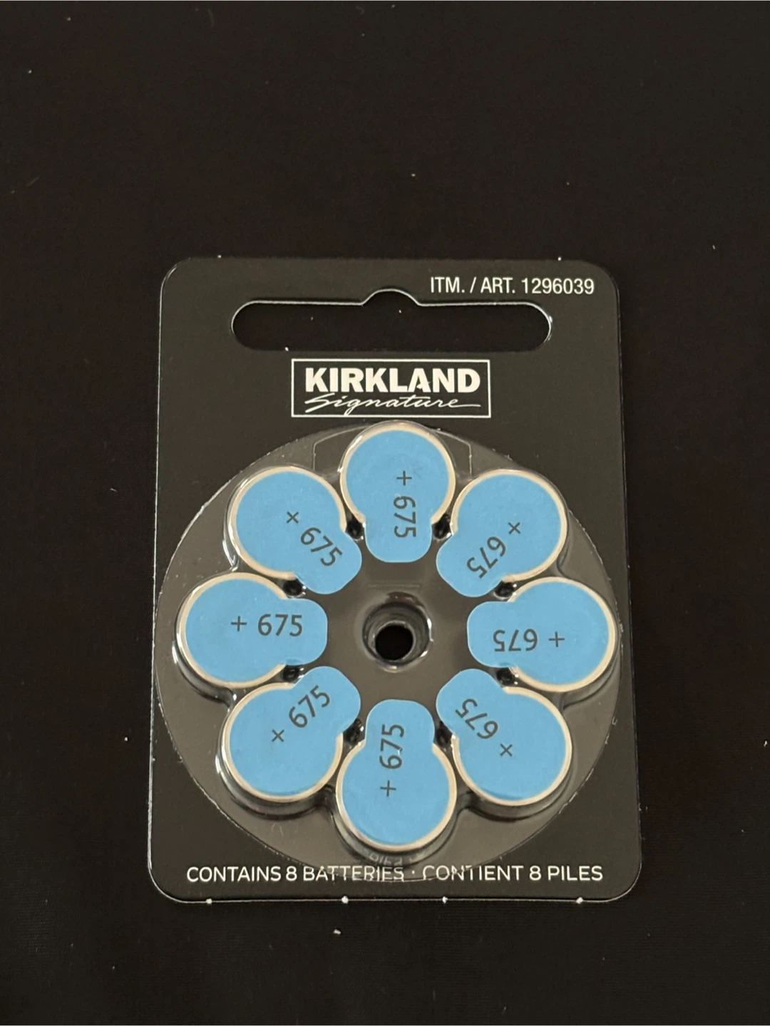 Kirkland Signature Hearing Aid Batteries 675
