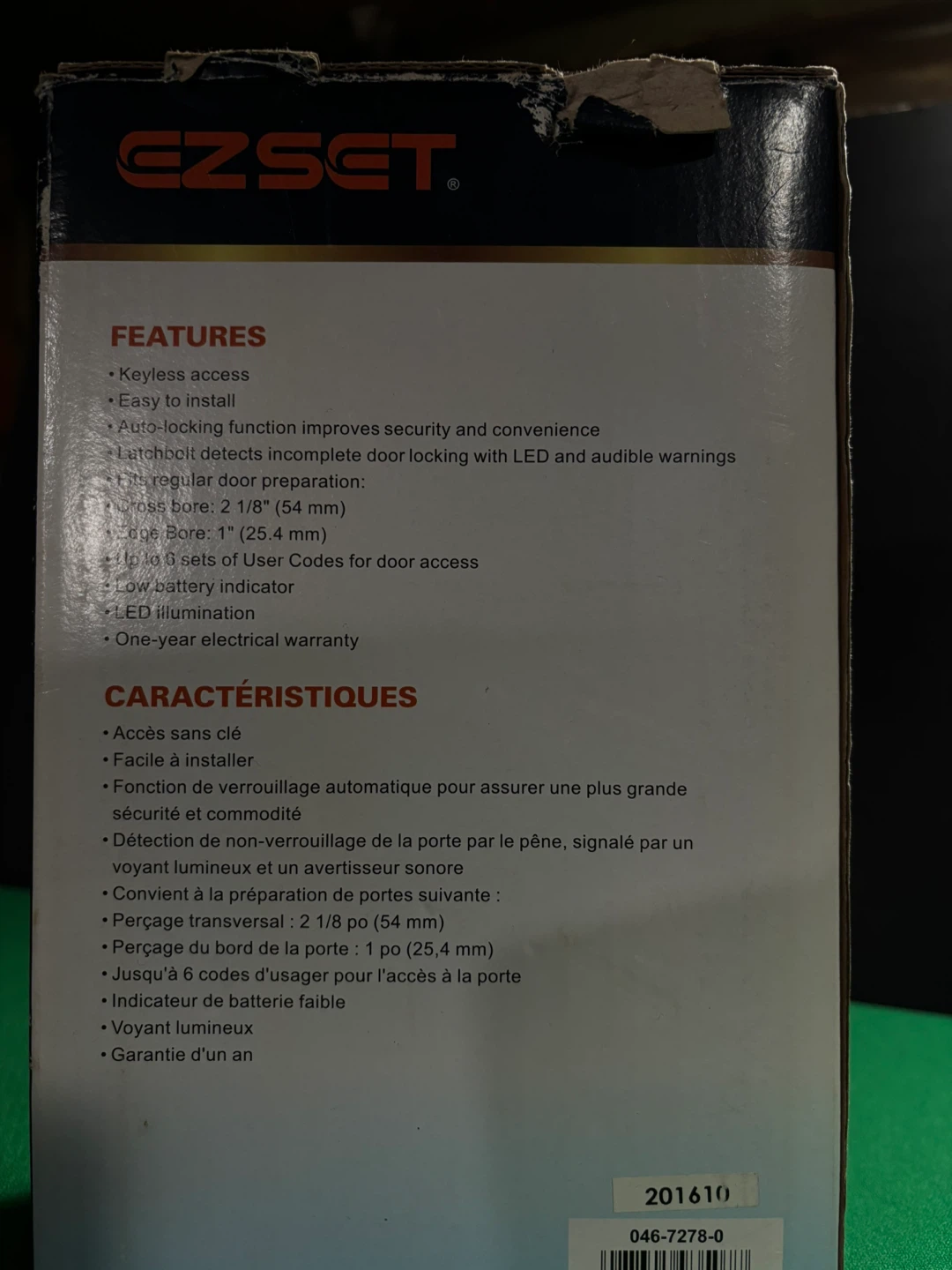 EZSET Electronic Keypad Deadbolt - photo 3