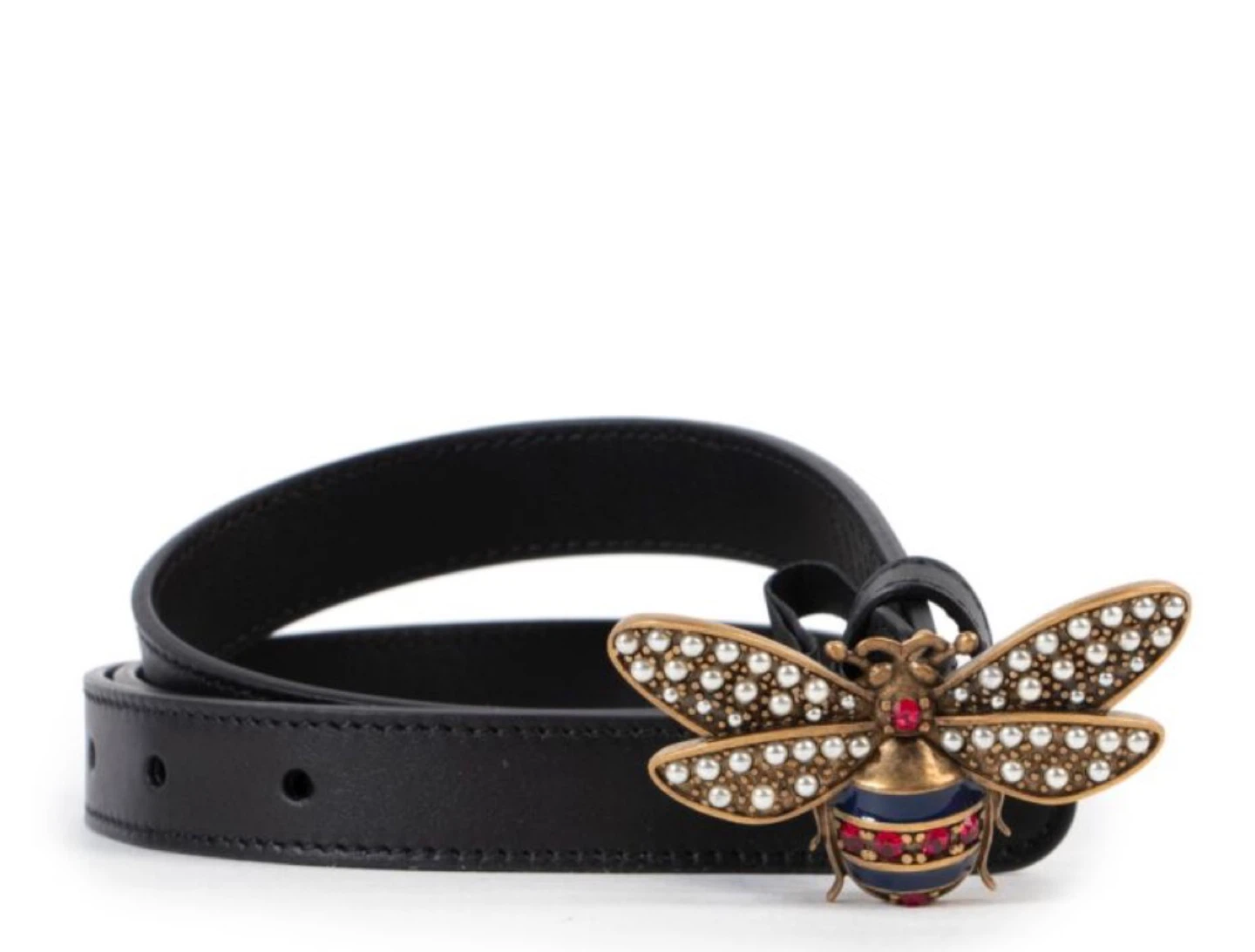 Gucci Black Queen Margaret Belt