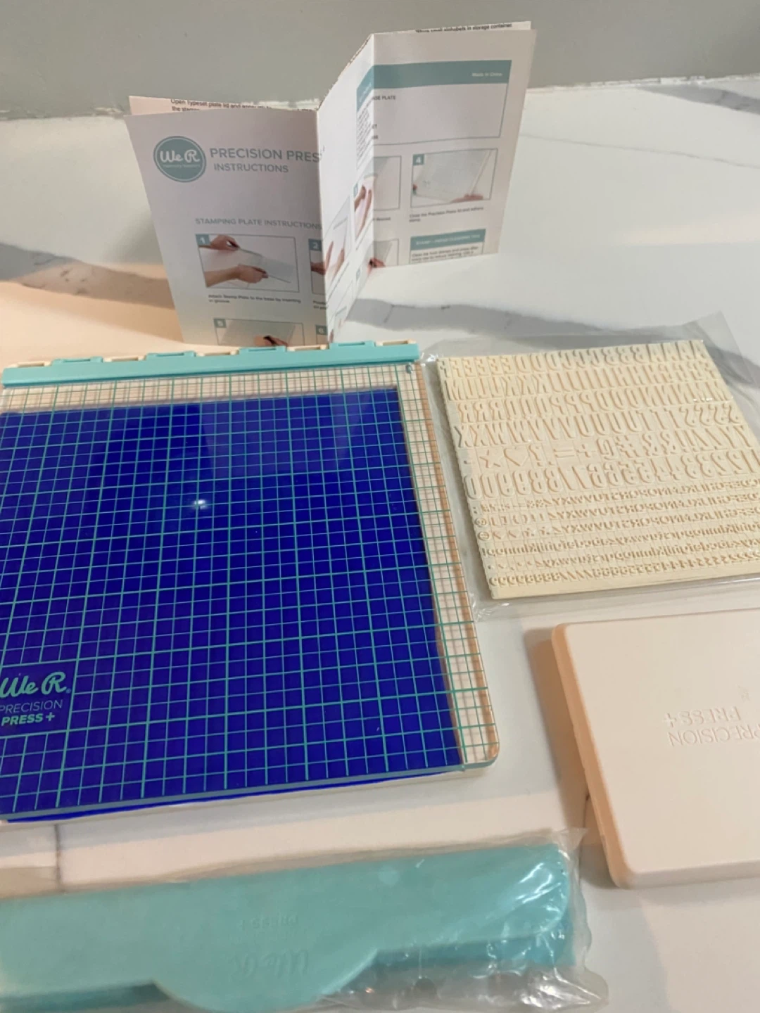 We R Precision Press+ Stamping Tool & Alphabet Plate