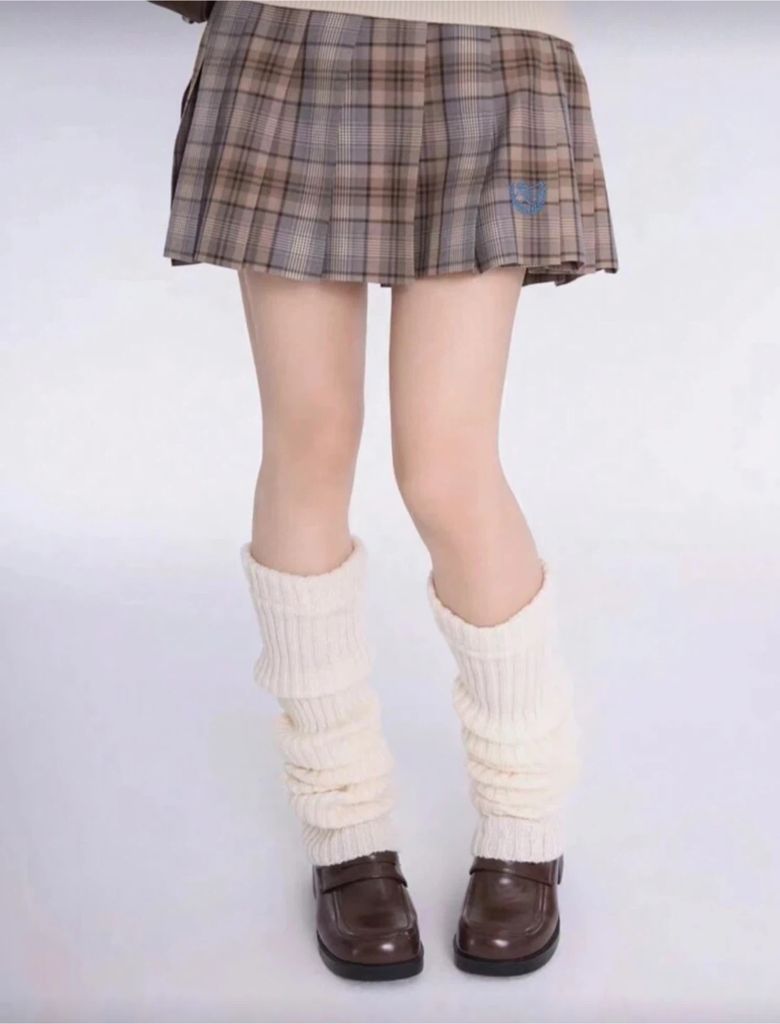 Cream Knit Leg Warmers - photo 3