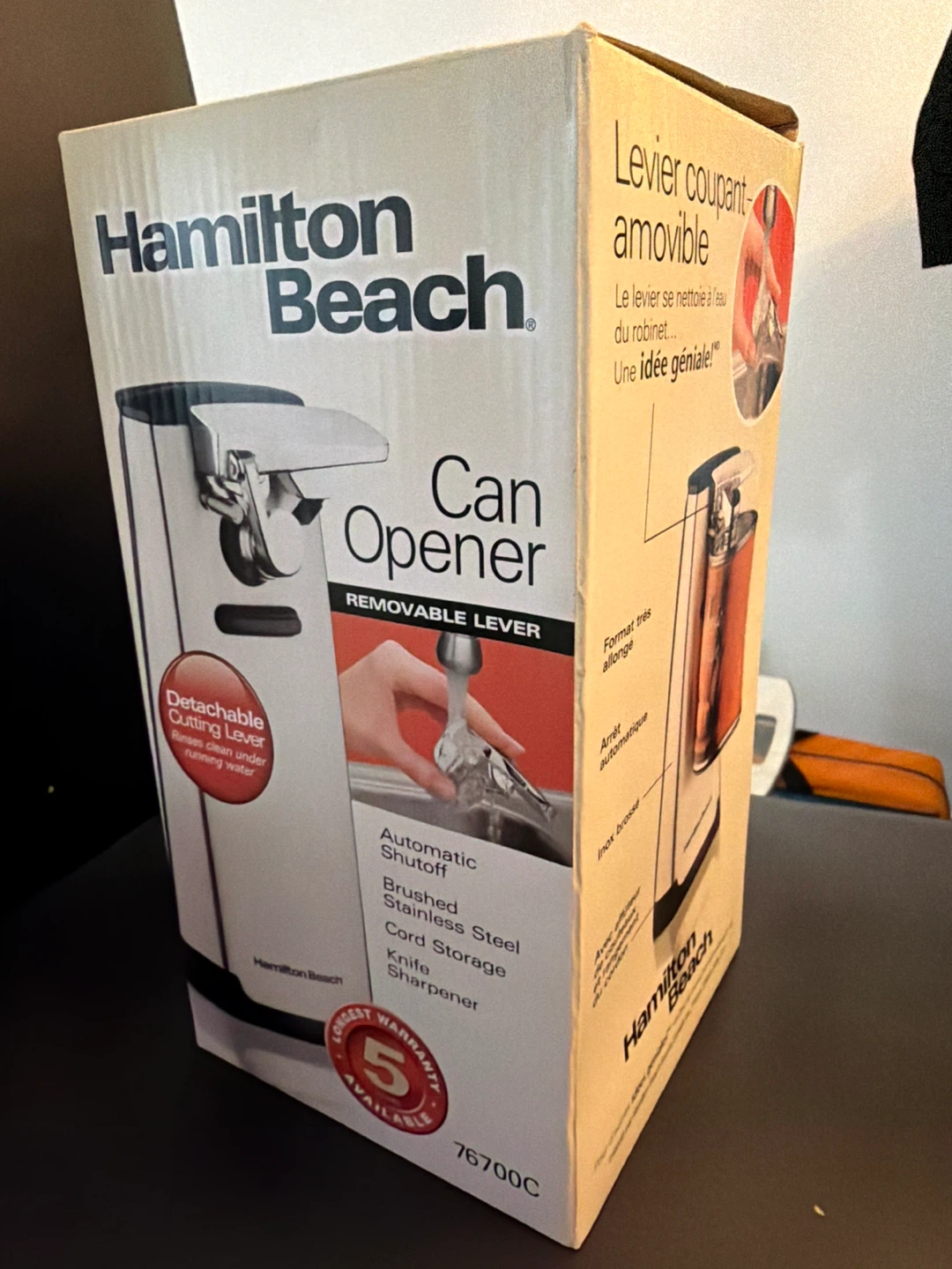 Hamilton Beach Can Opener with Removable Lever - photo 2