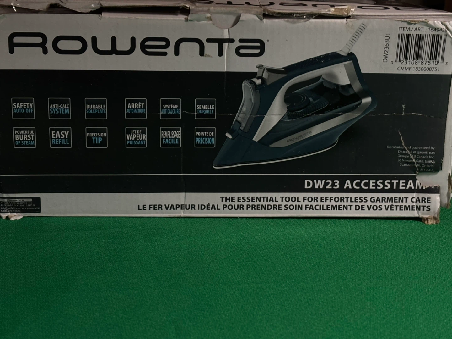 Rowenta DW23 AccessSteam Iron - photo 3