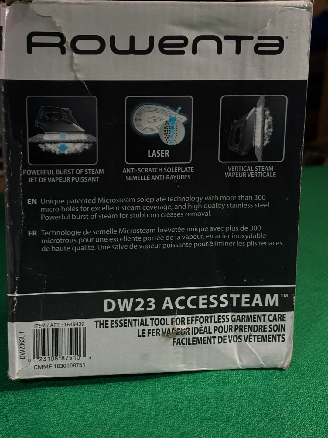 Rowenta DW23 AccessSteam Iron - photo 2