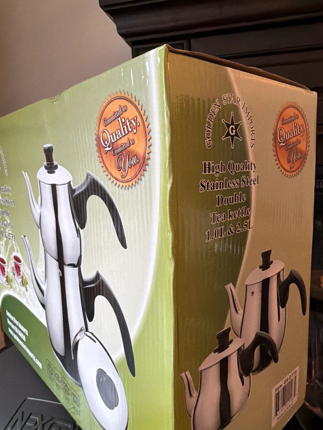 Golden Star Imports Double Tea Kettle 1.0L & 2.5L