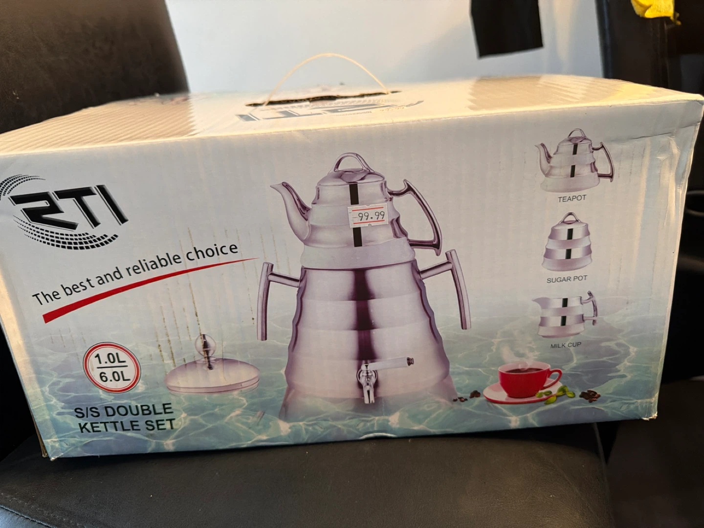 RTI S/S Double Kettle Set