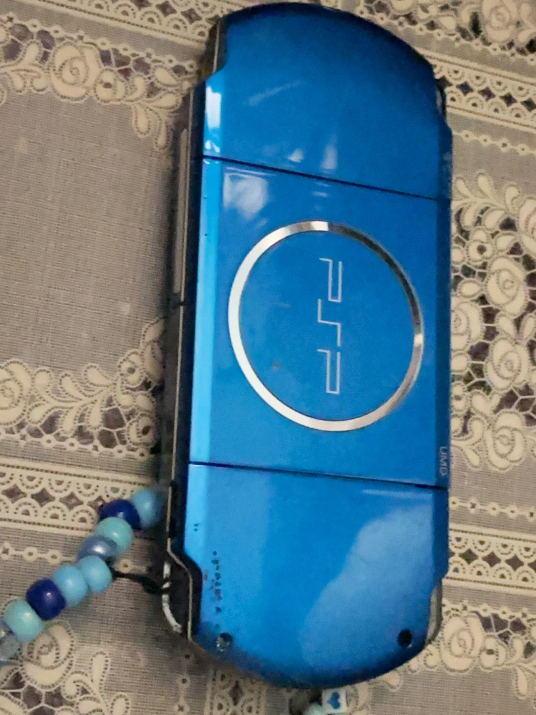 Modded Sony PSP 3000 Handheld Game Console - Blue - photo 3