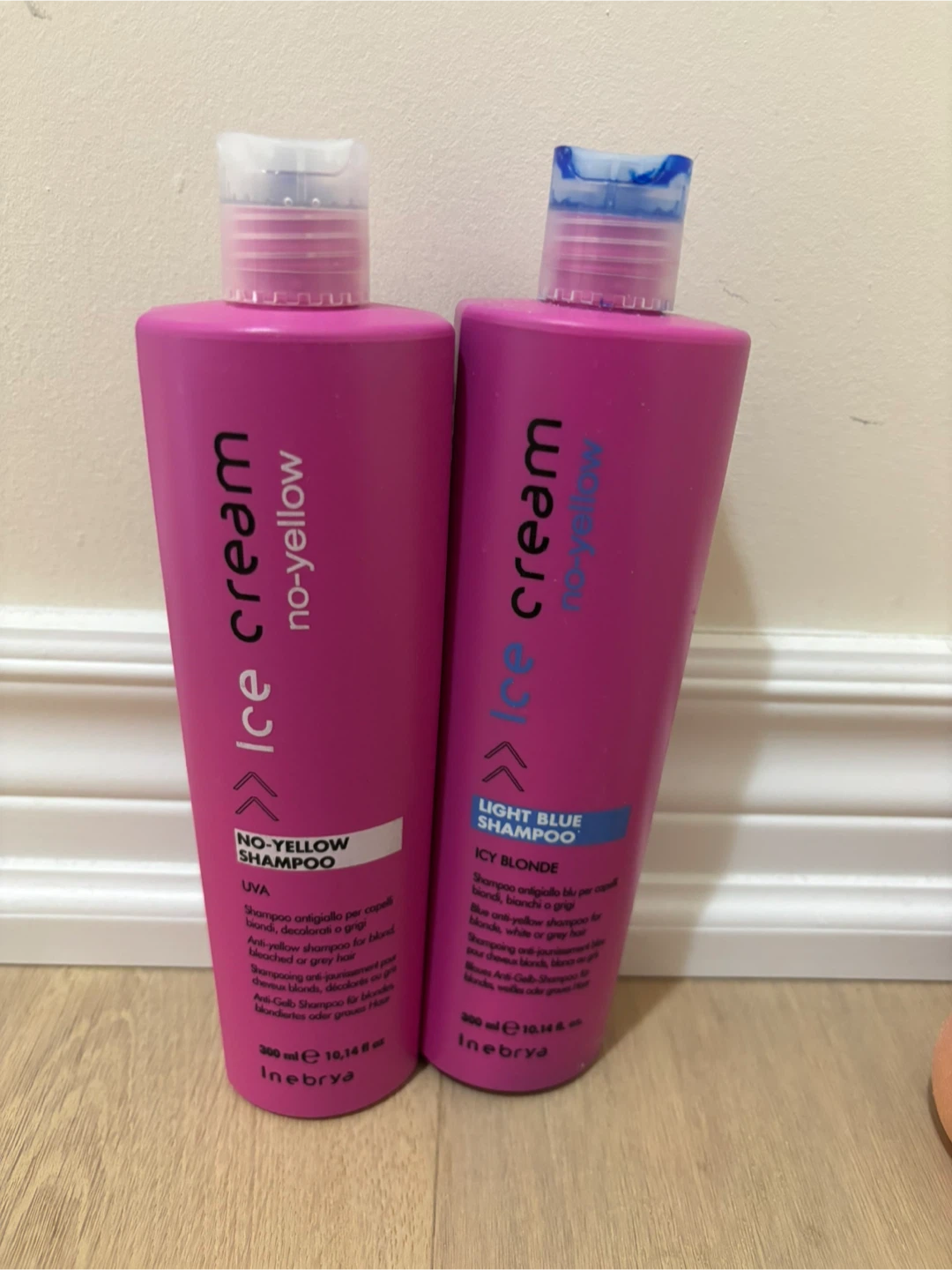 NEW Inebrya Ice Cream(purple shampoo)- No-Yellow & Light Blue - photo 2
