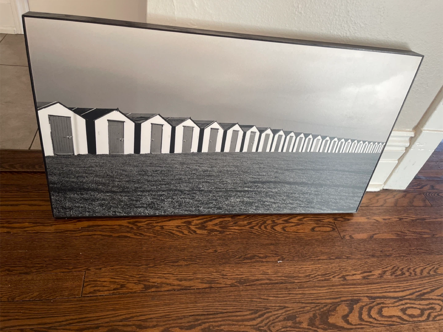 Eyes on Walls Framed Photo Print Beach Huts