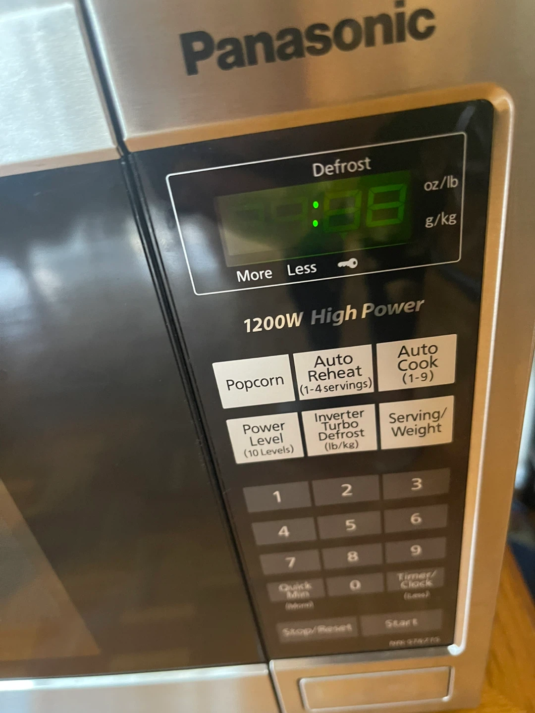 Panasonic Inverter Microwave Oven 1200W High Power - photo 4