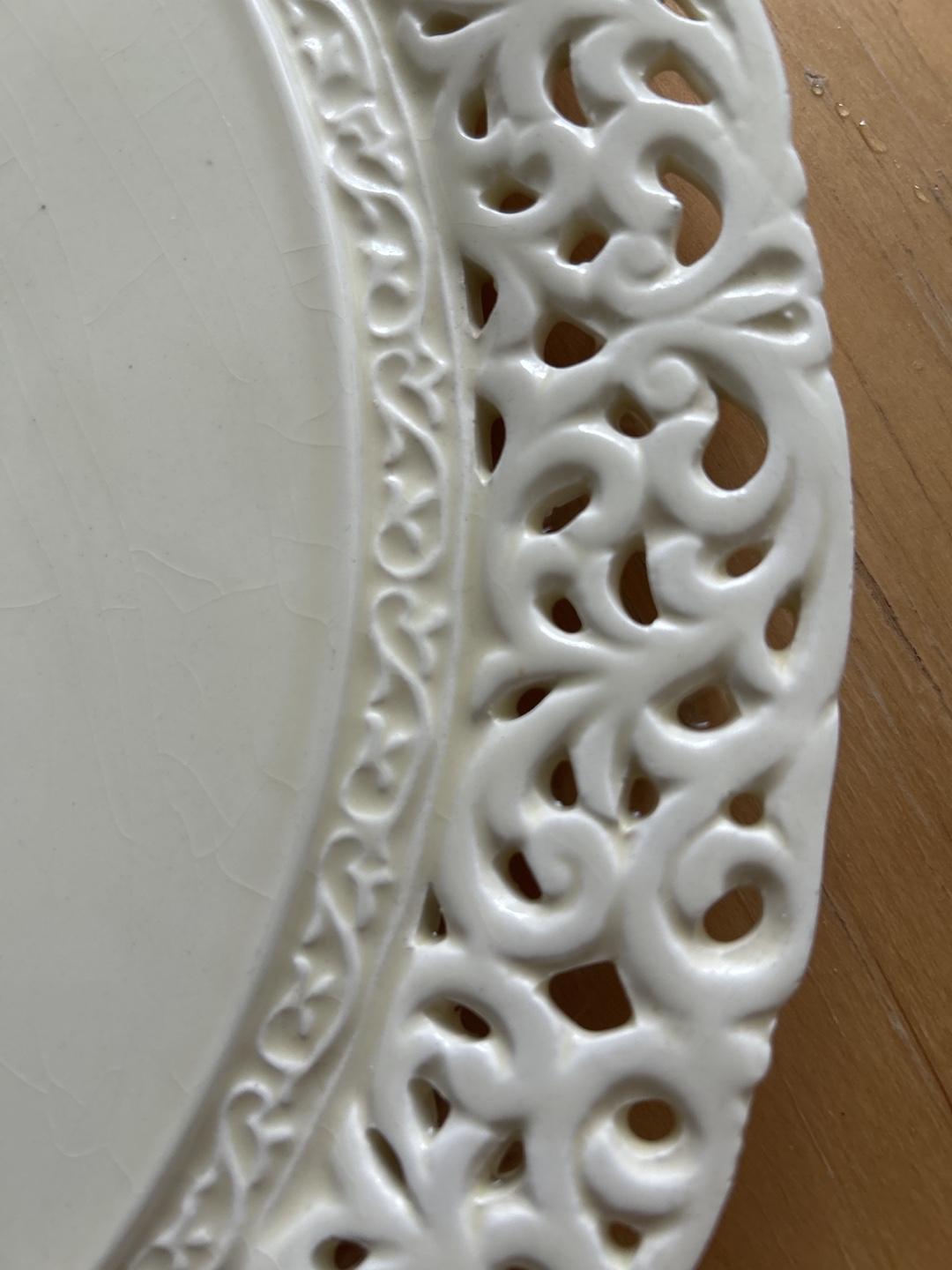 Bowring Cream Ceramic Cake Stand Server Set with Small Bowl - photo 3
