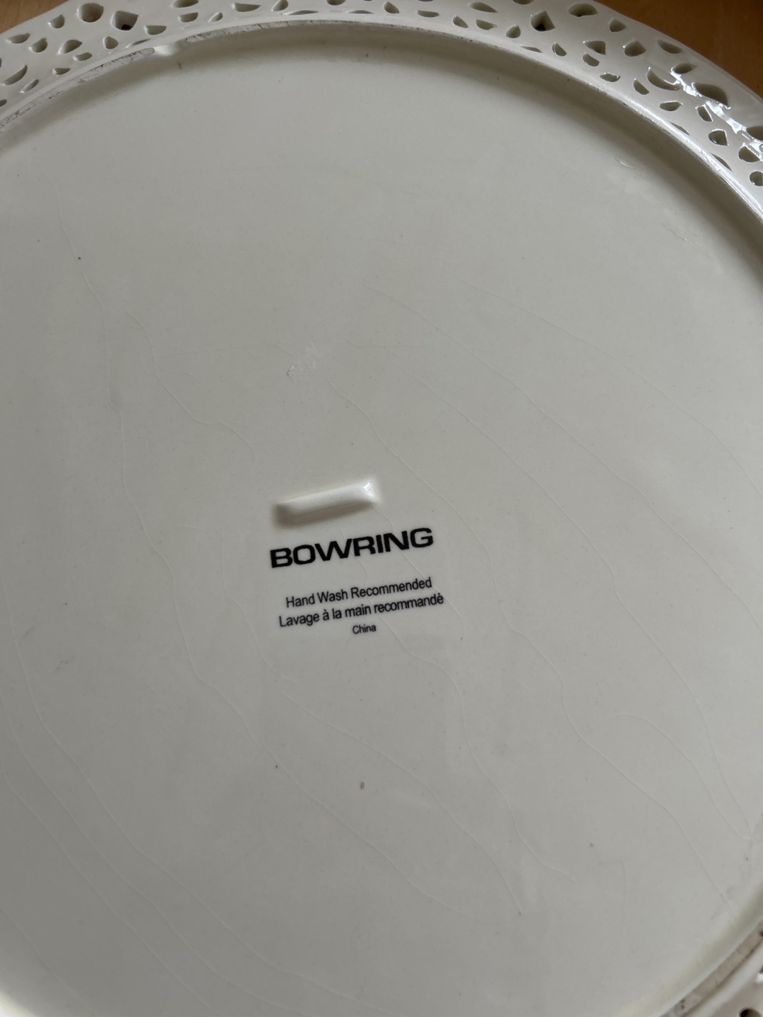 Bowring Cream Ceramic Cake Stand Server Set with Small Bowl - photo 2