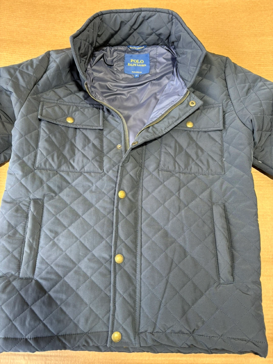 Polo Ralph Lauren Quilted Jacket - Navy Blue