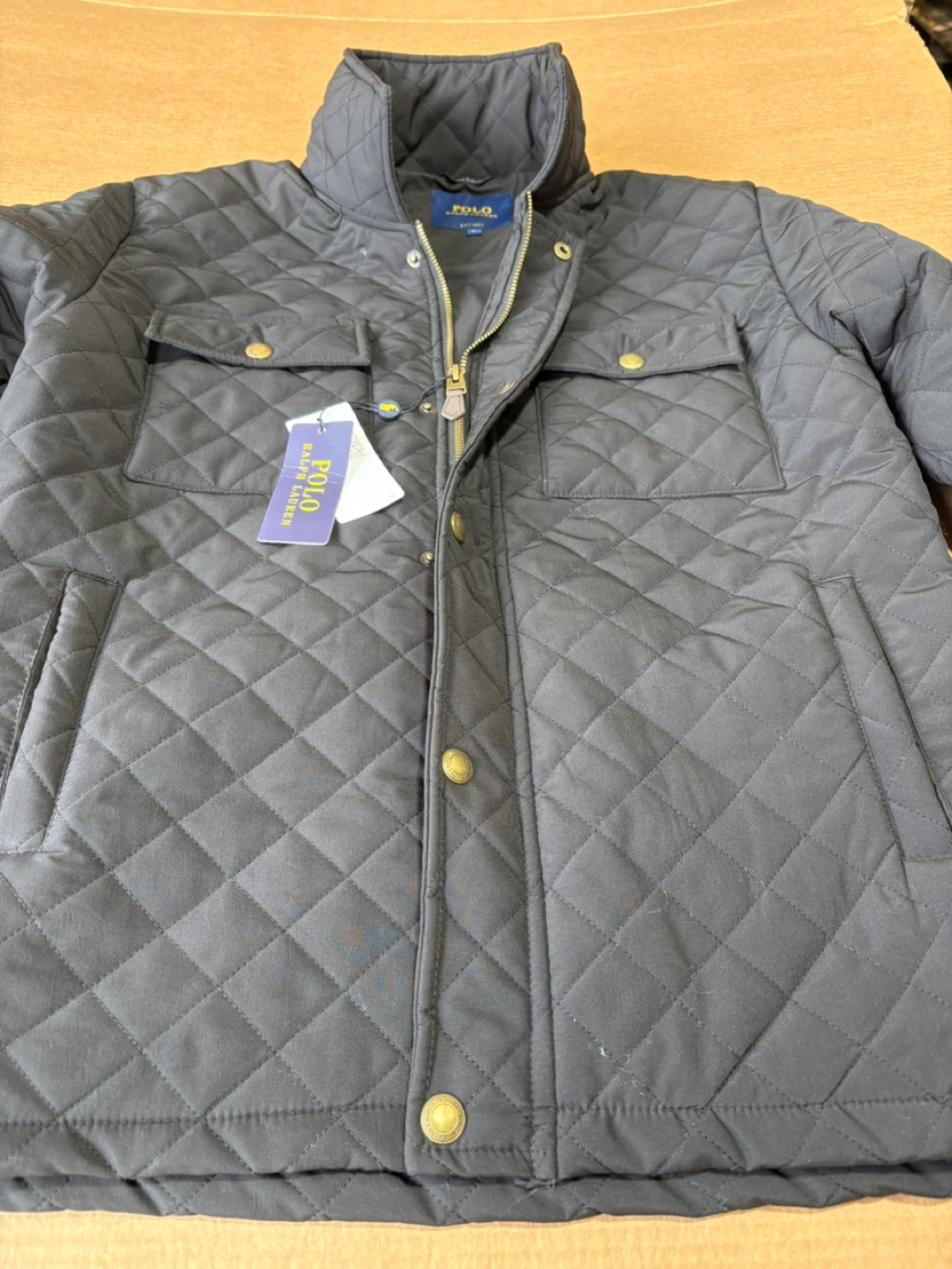 Polo Ralph Lauren Quilted Jacket - Navy Blue - photo 4