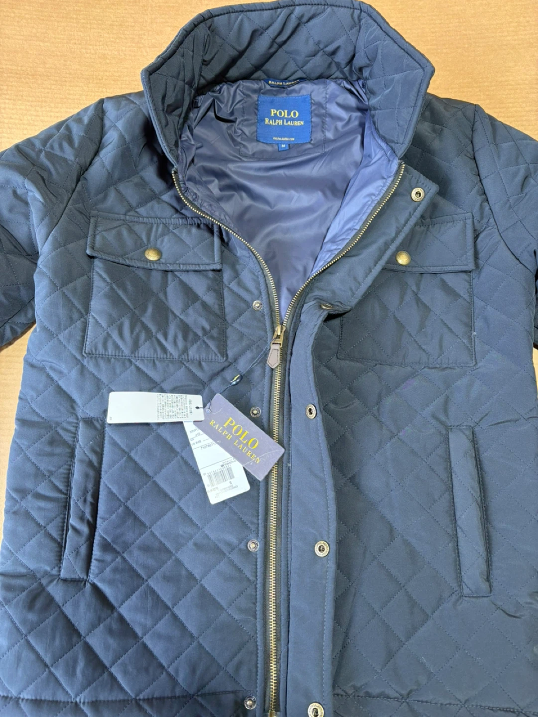 Polo Ralph Lauren Quilted Jacket - Navy Blue - photo 5