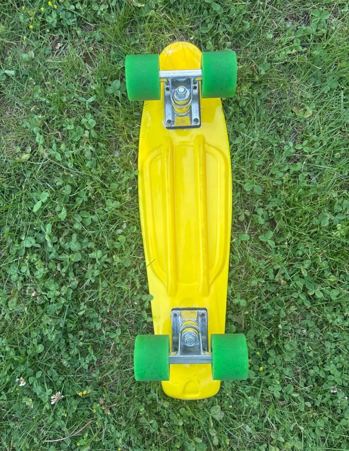 Yellow Penny Board Skateboard - photo 3
