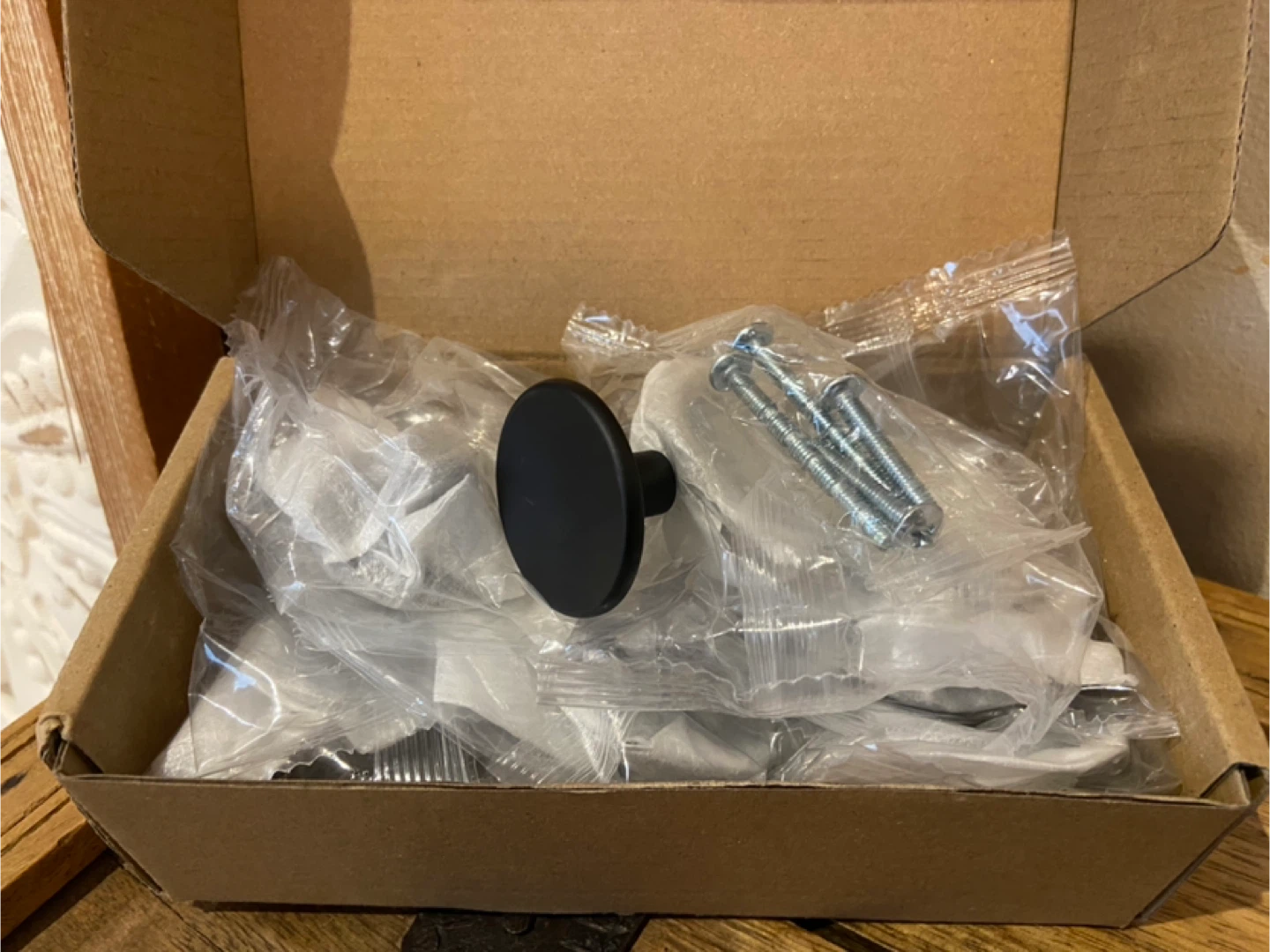 New Pack of 10 Black Cabinet Knobs - photo 5