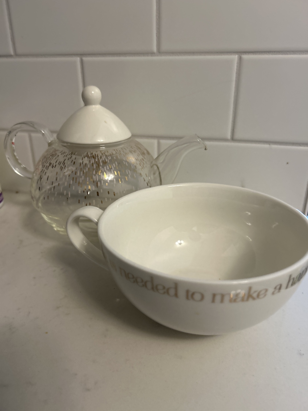Glass Teapot with Cup Set - photo 2