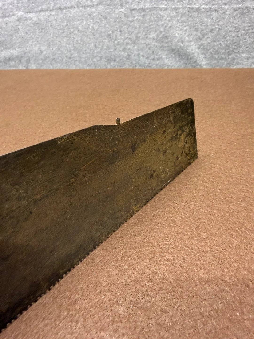 Antique Hand Saw Warranted Superior Primitive Rustic - photo 5
