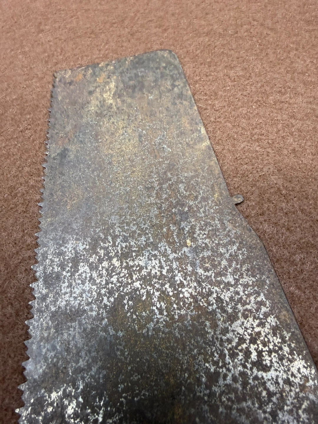 Antique Hand Saw Warranted Superior Primitive Rustic - photo 4