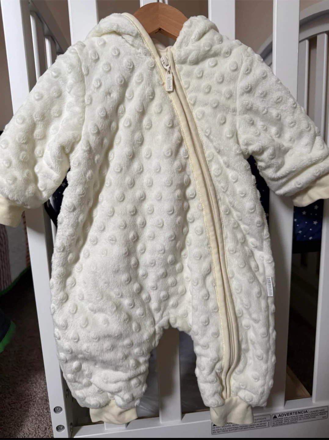 Bembi Baby Bunting Snowsuit Cream 62-80cm