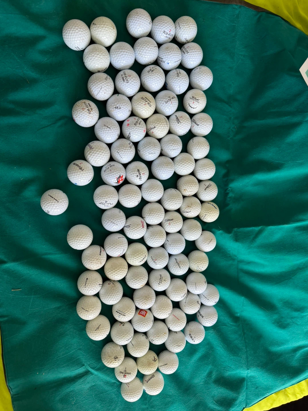 Mixed Brand Golf Balls (Approx. 70-80 balls)