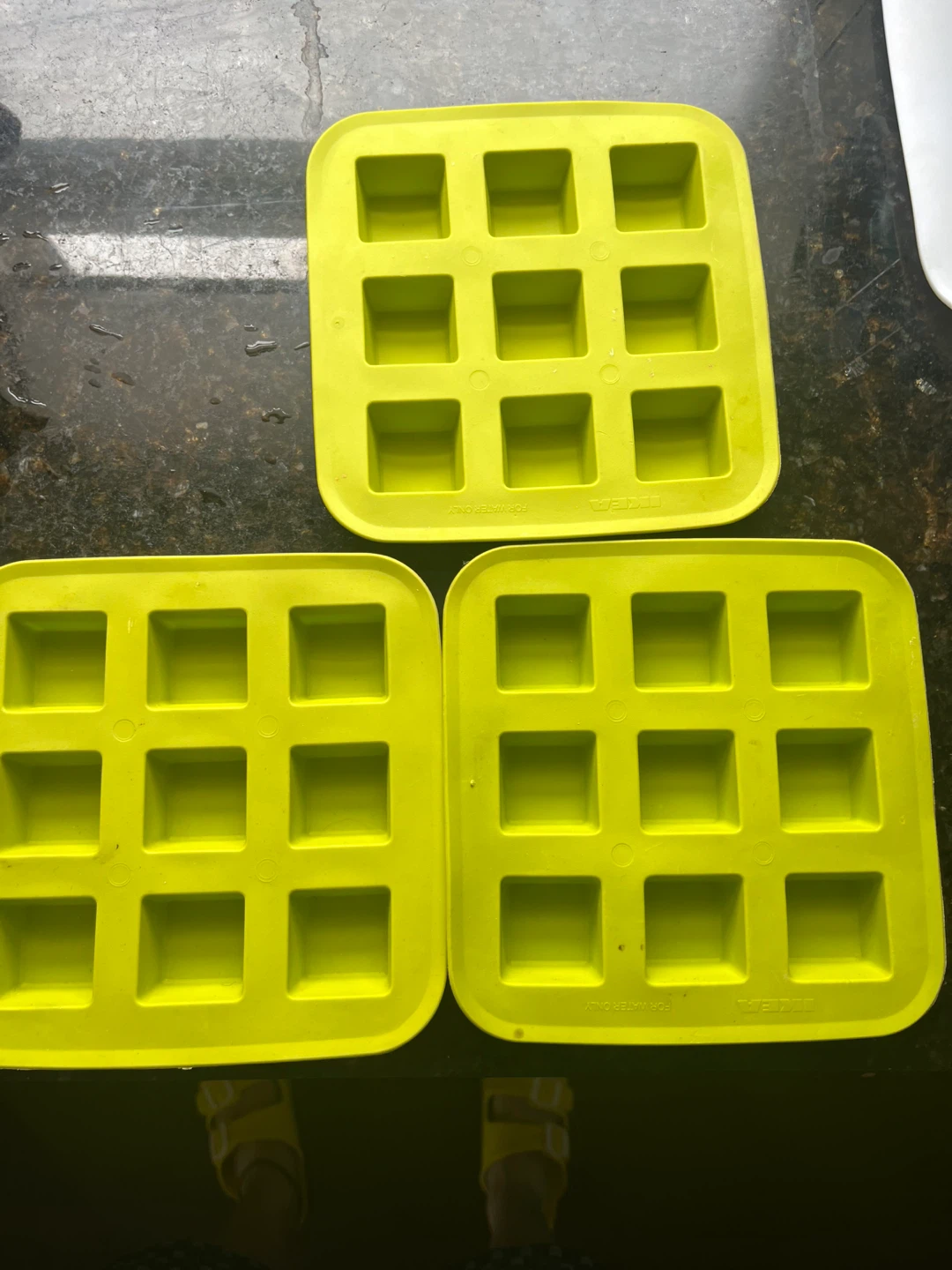 Silicone ice Cube Tray Set