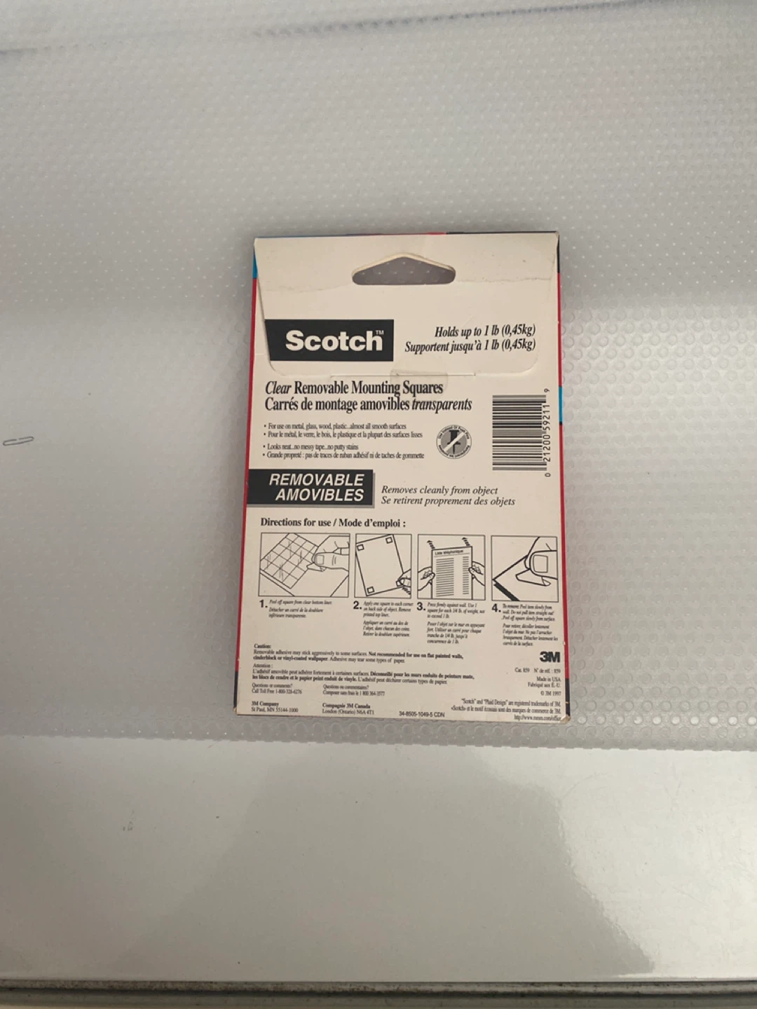 Scotch Clear Removable Mounting Squares (35 count) - photo 2