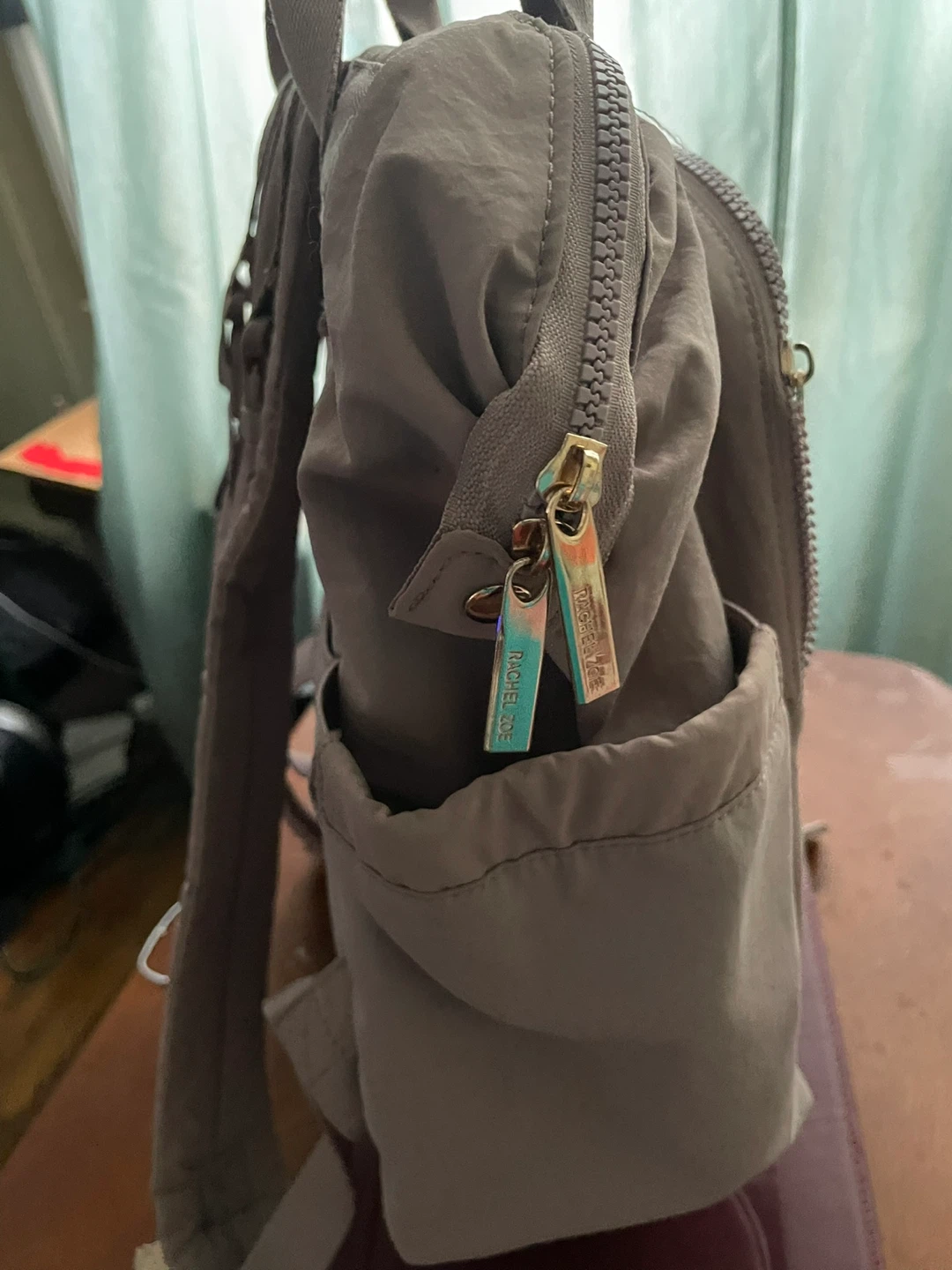 Rachel Zoe Beige Nylon Backpack Tote - photo 3