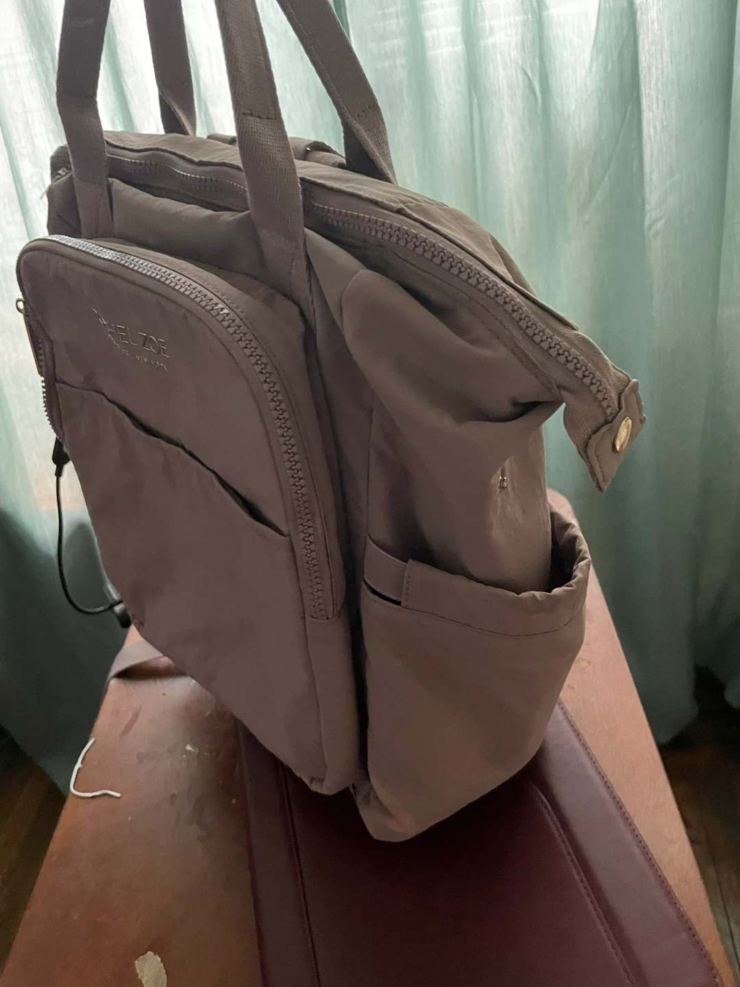 Rachel Zoe Beige Nylon Backpack Tote - photo 2