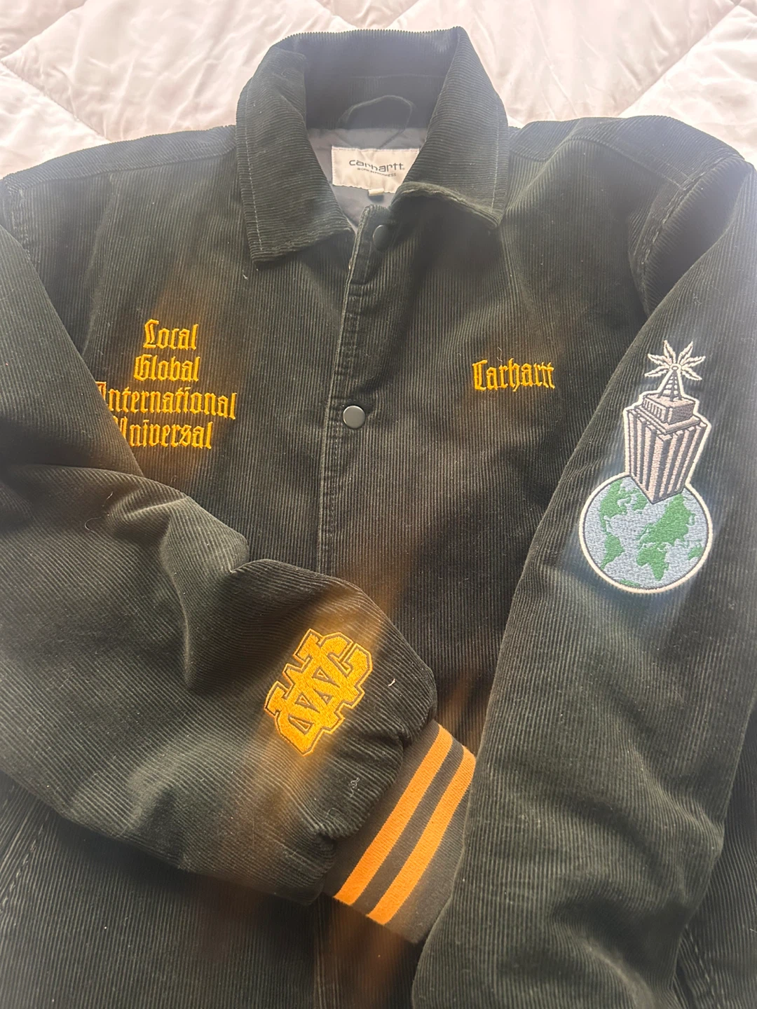 Carhartt Work In Progress Corduroy Bomber Jacket - Size M - photo 2