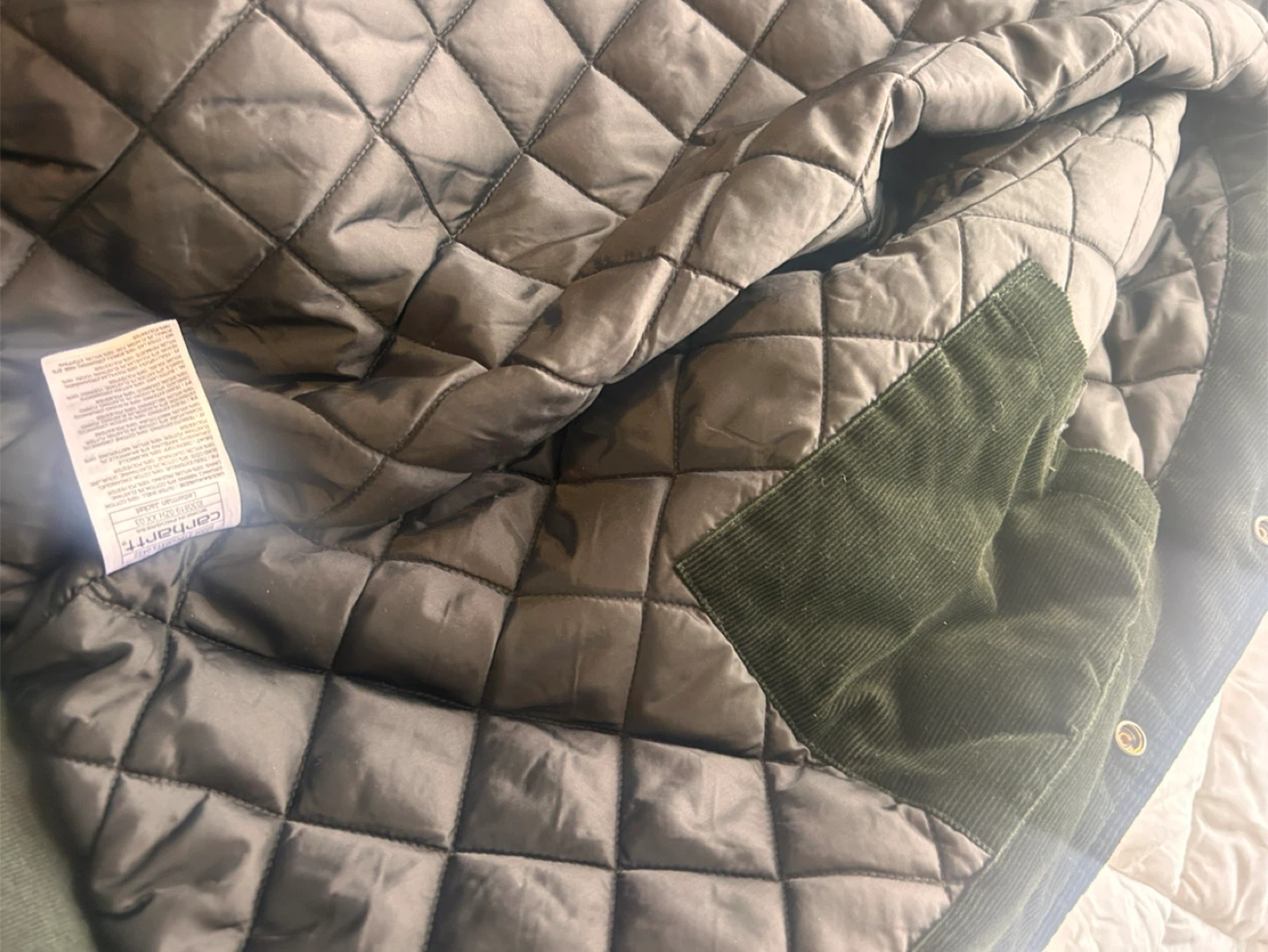 Carhartt Work In Progress Corduroy Bomber Jacket - Size M - photo 5