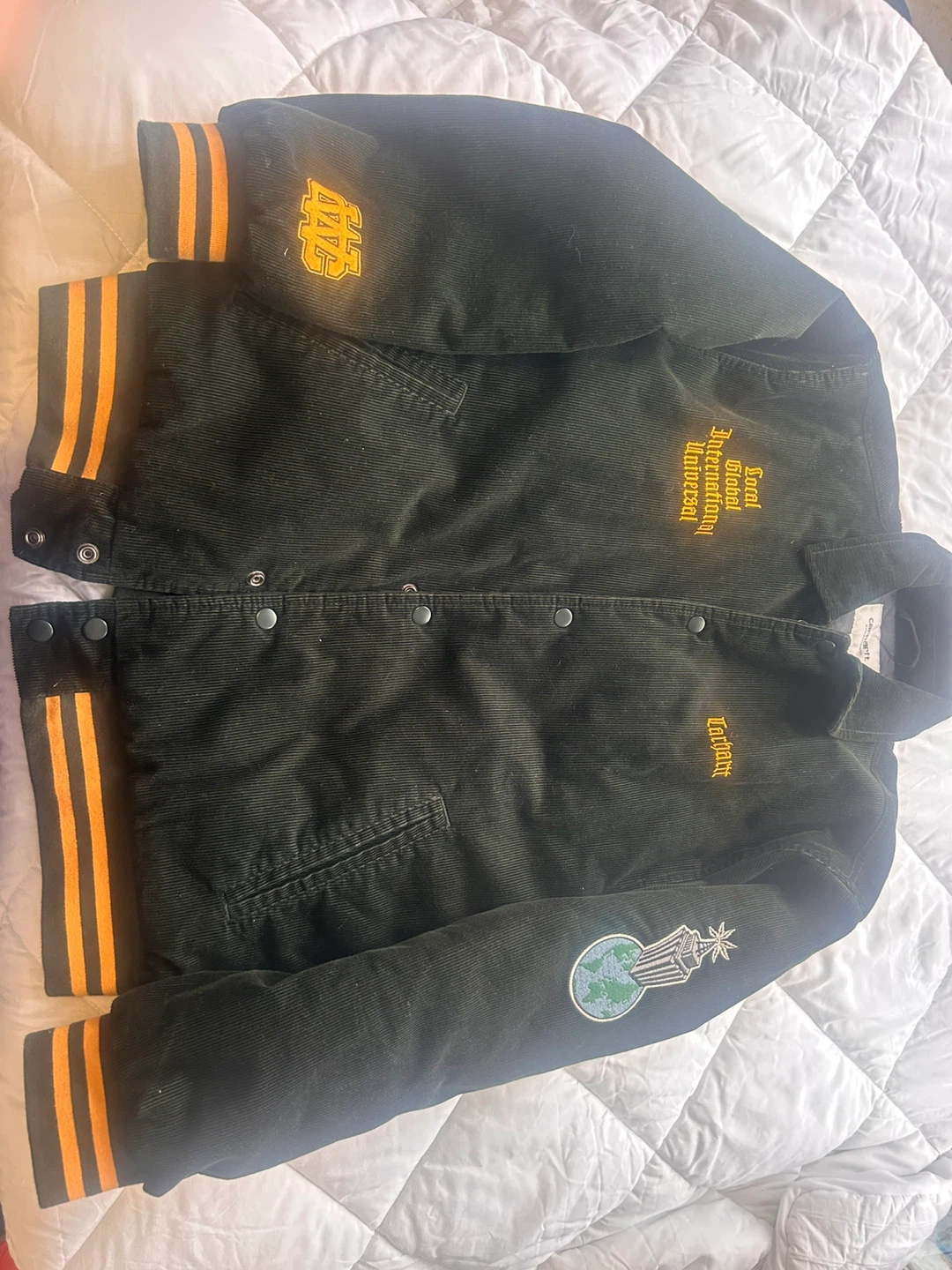 Carhartt Work In Progress Corduroy Bomber Jacket - Size M