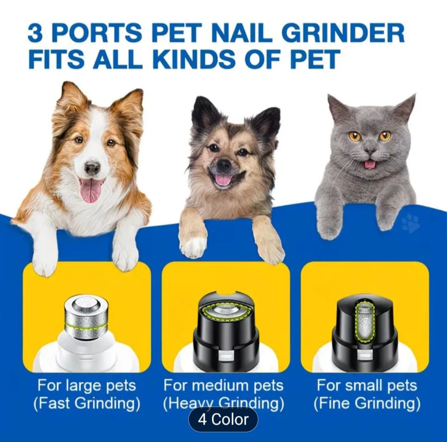 Quiet Blue Pet Nail Grinder ZLY-608 - photo 2