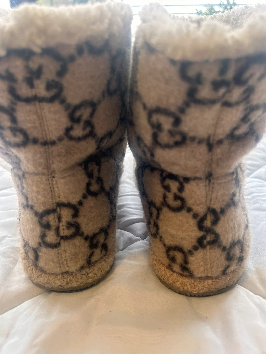 Gucci GG Monogram Shearling Boots - photo 3