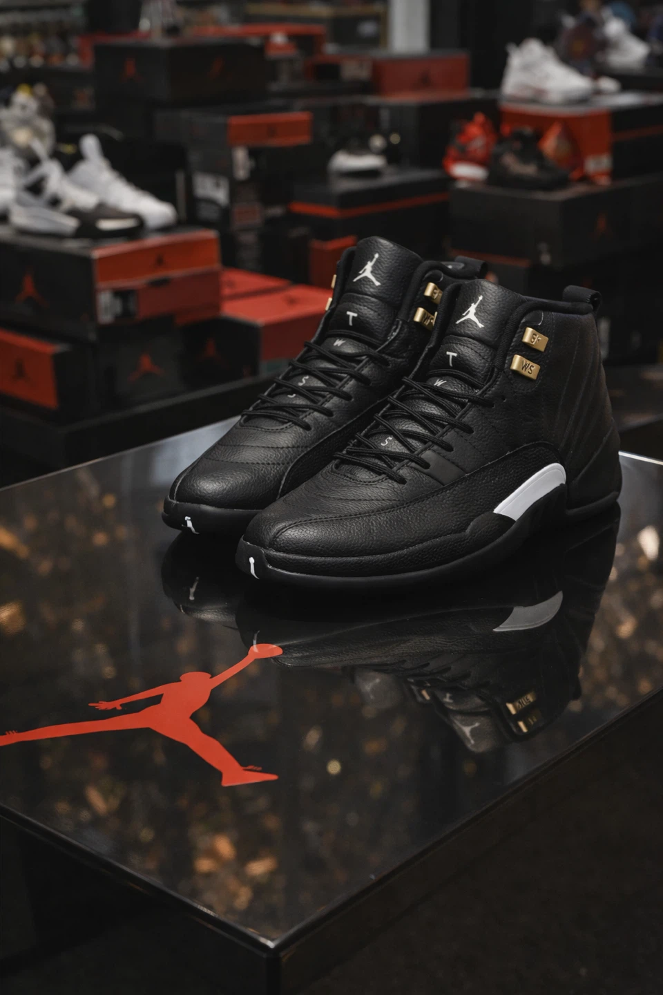 Air Jordan 12 "The Master" Black Gold Men's Shoes - photo 3