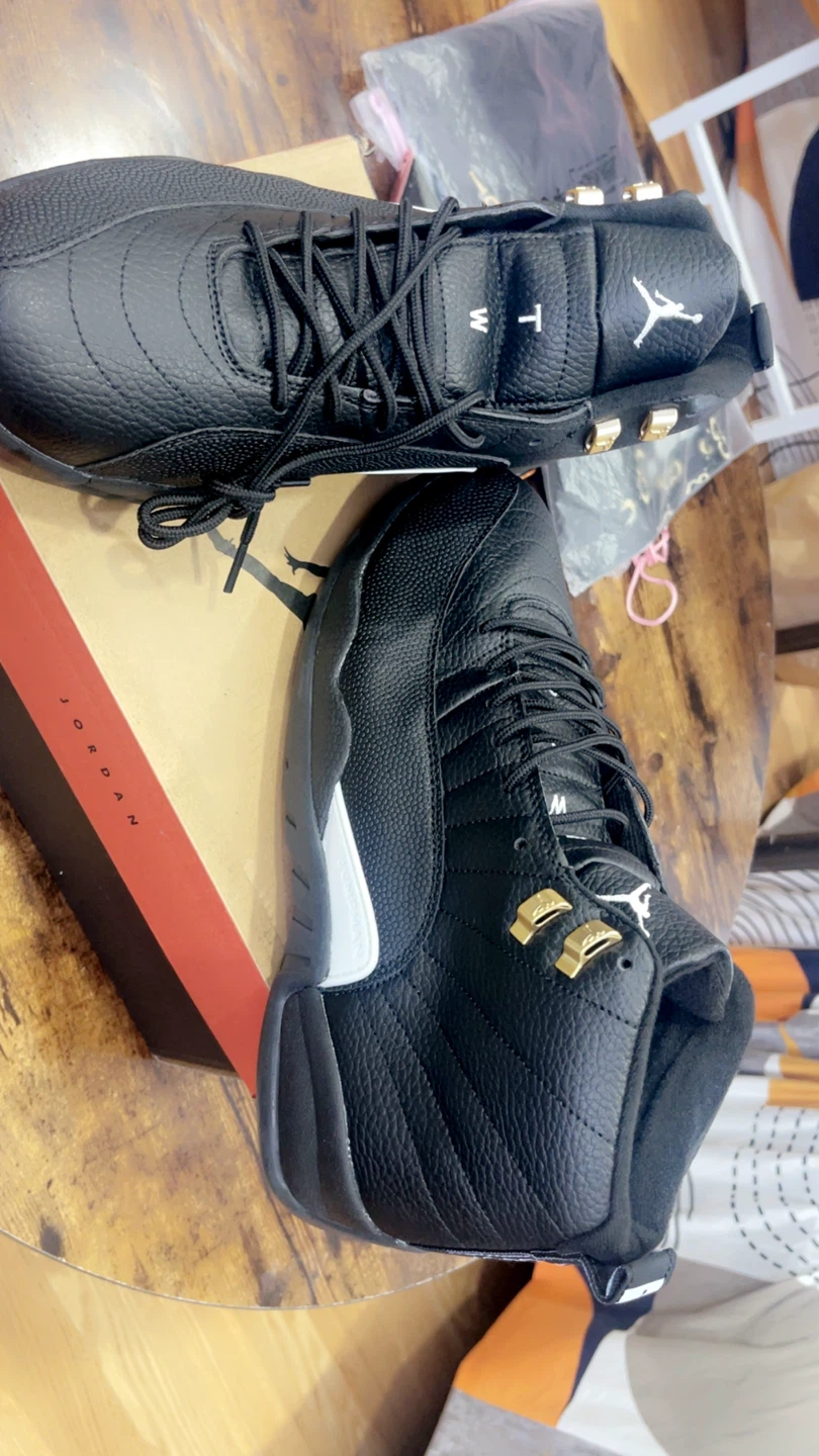 Air Jordan 12 "The Master" Black Gold Men's Shoes - photo 5