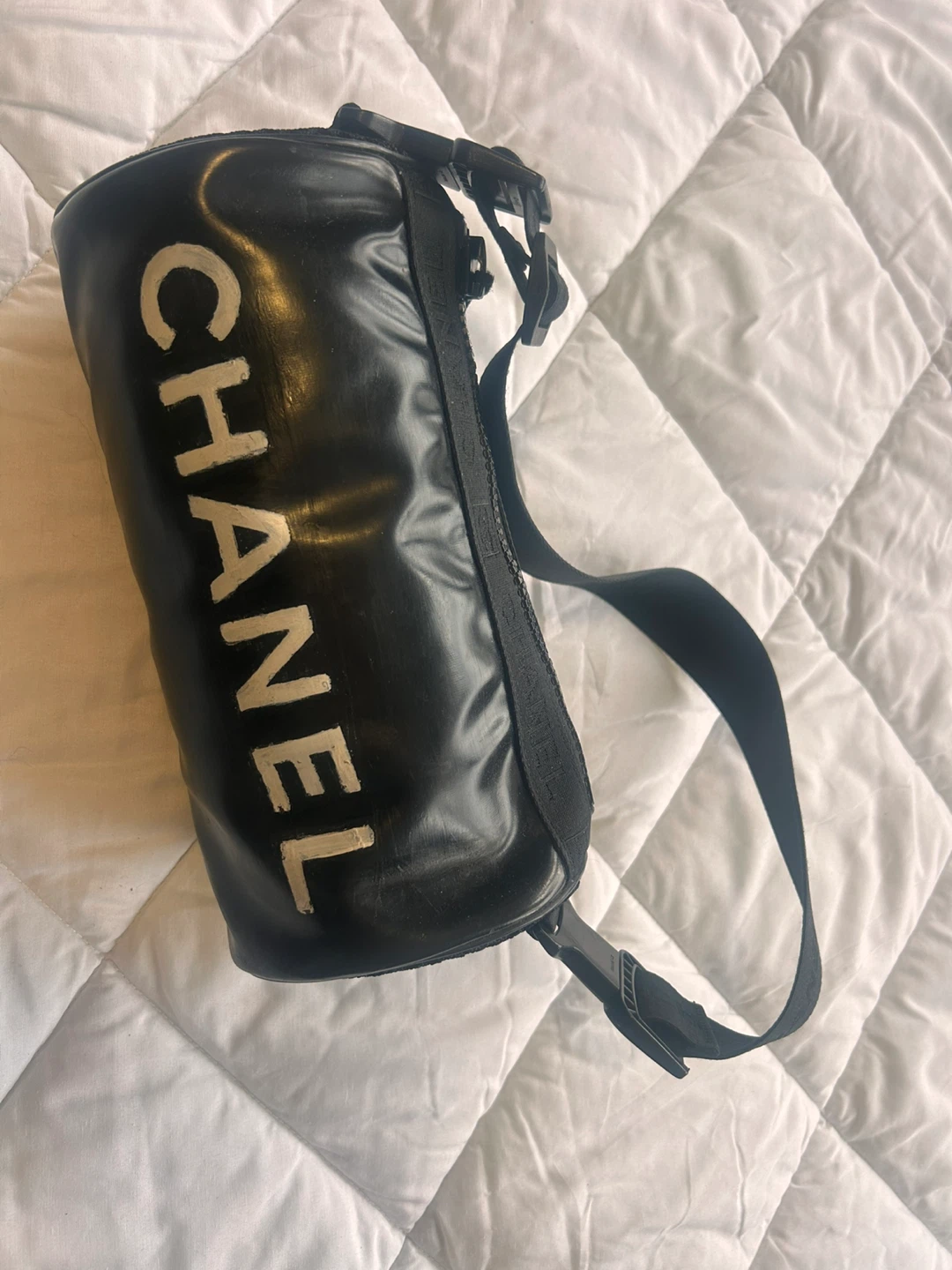 CHANEL Black Cylinder Bag