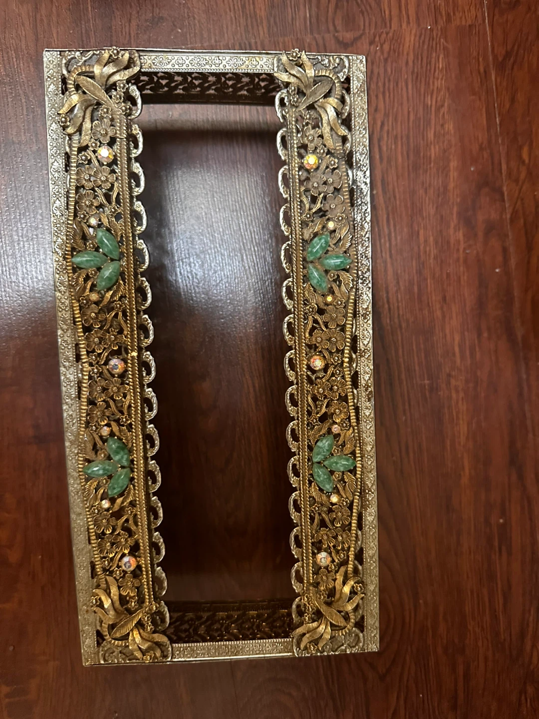 Vintage Ornate Tissue Box Cover