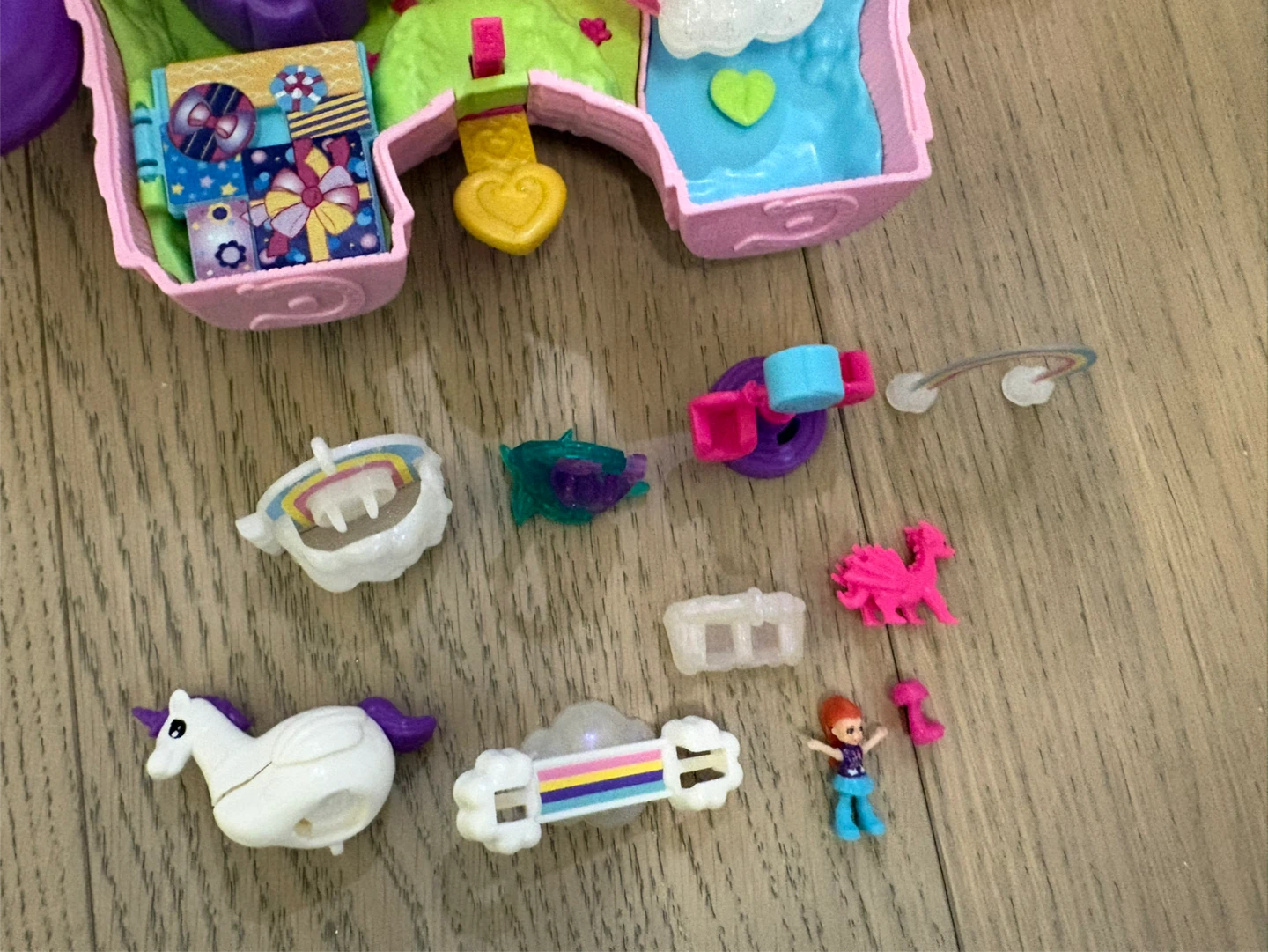 Polly Pocket Flamingo & Unicorn Playsets - photo 4