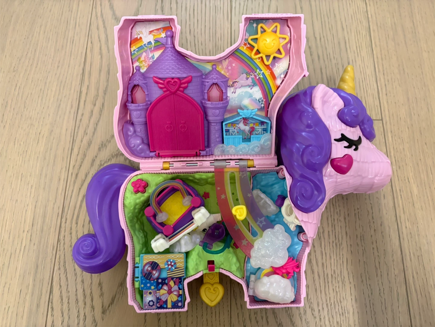 Polly Pocket Flamingo & Unicorn Playsets - photo 5