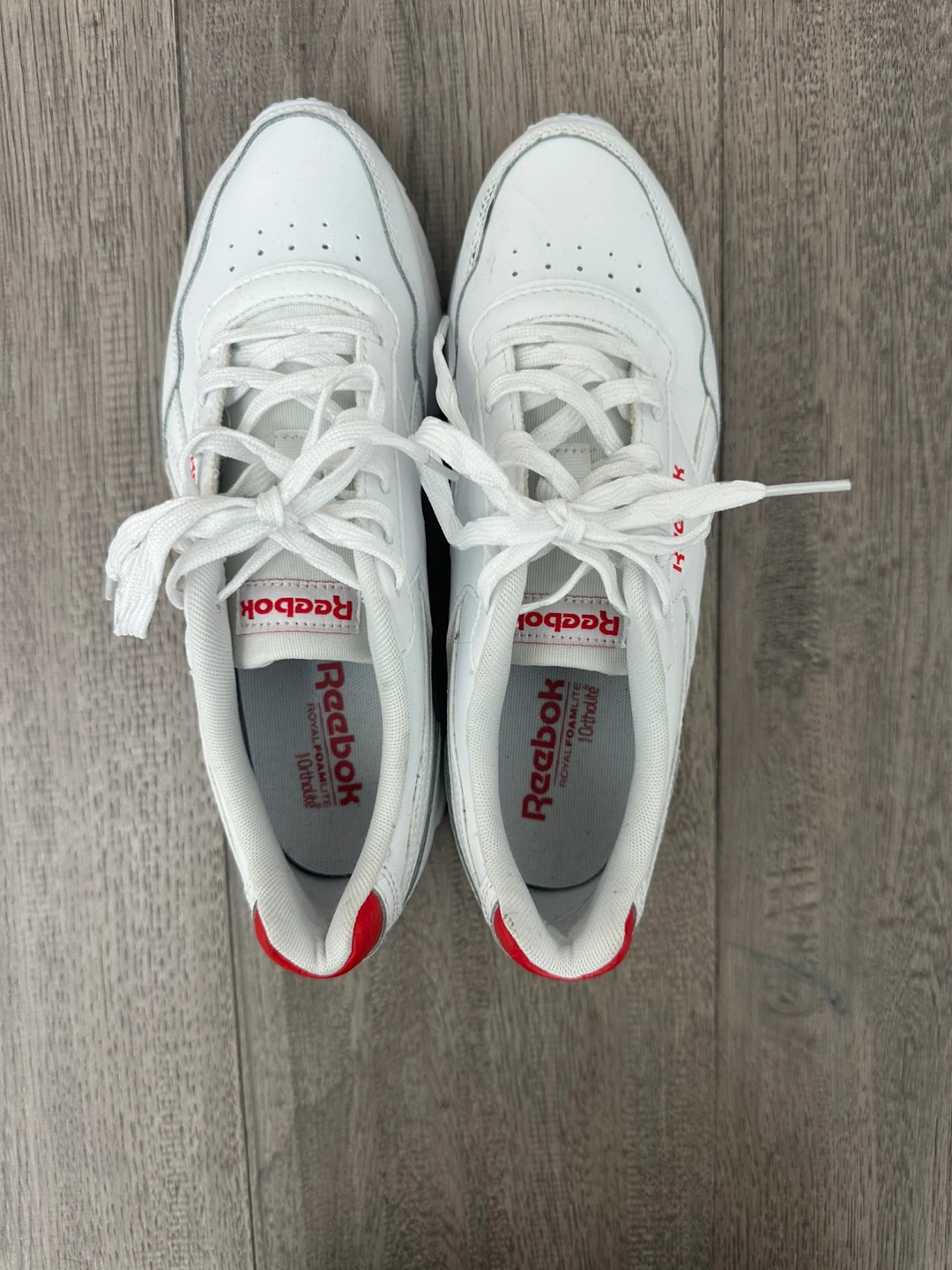 *NEW* White Reebok Royal Foam Lite Shoes - Women's Size 7.5
