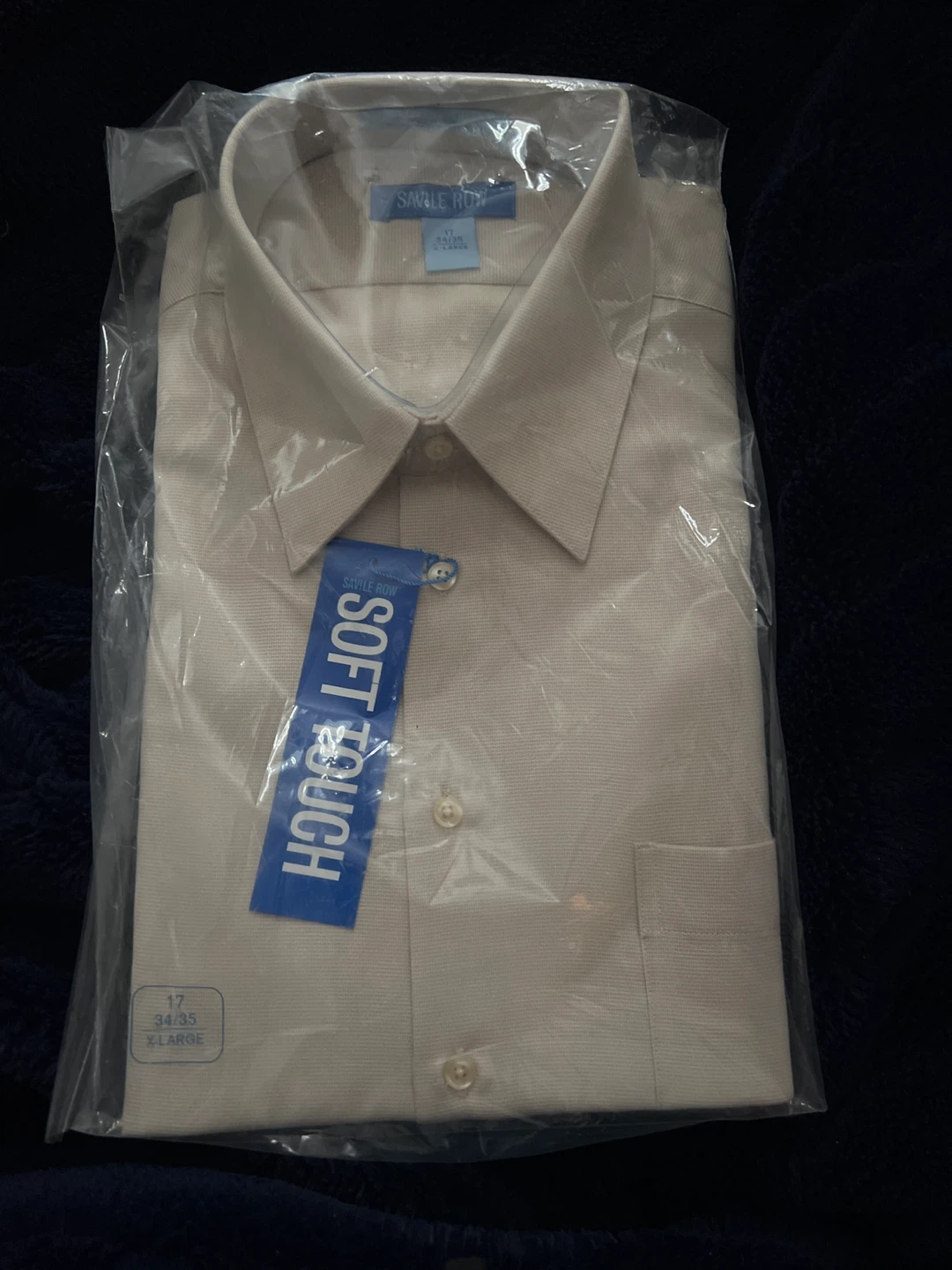 Savile Row Men's Soft Touch Dress Shirt - X-Large