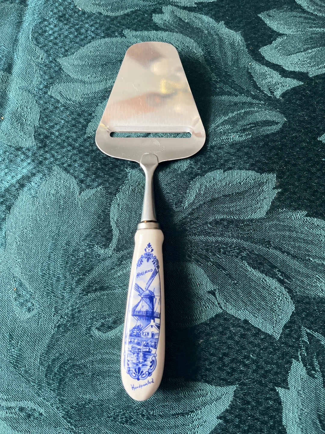 Vintage Handpainted Holland Cheese Slicer