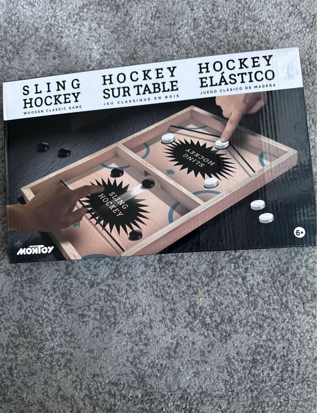 Montoy Sling Hockey Wooden Classic Game