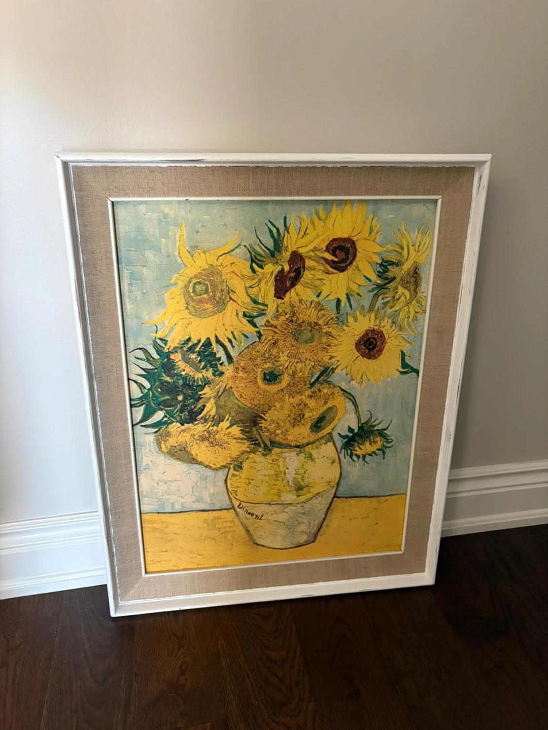 Vincent Van Gogh "Sunflowers" Framed Print