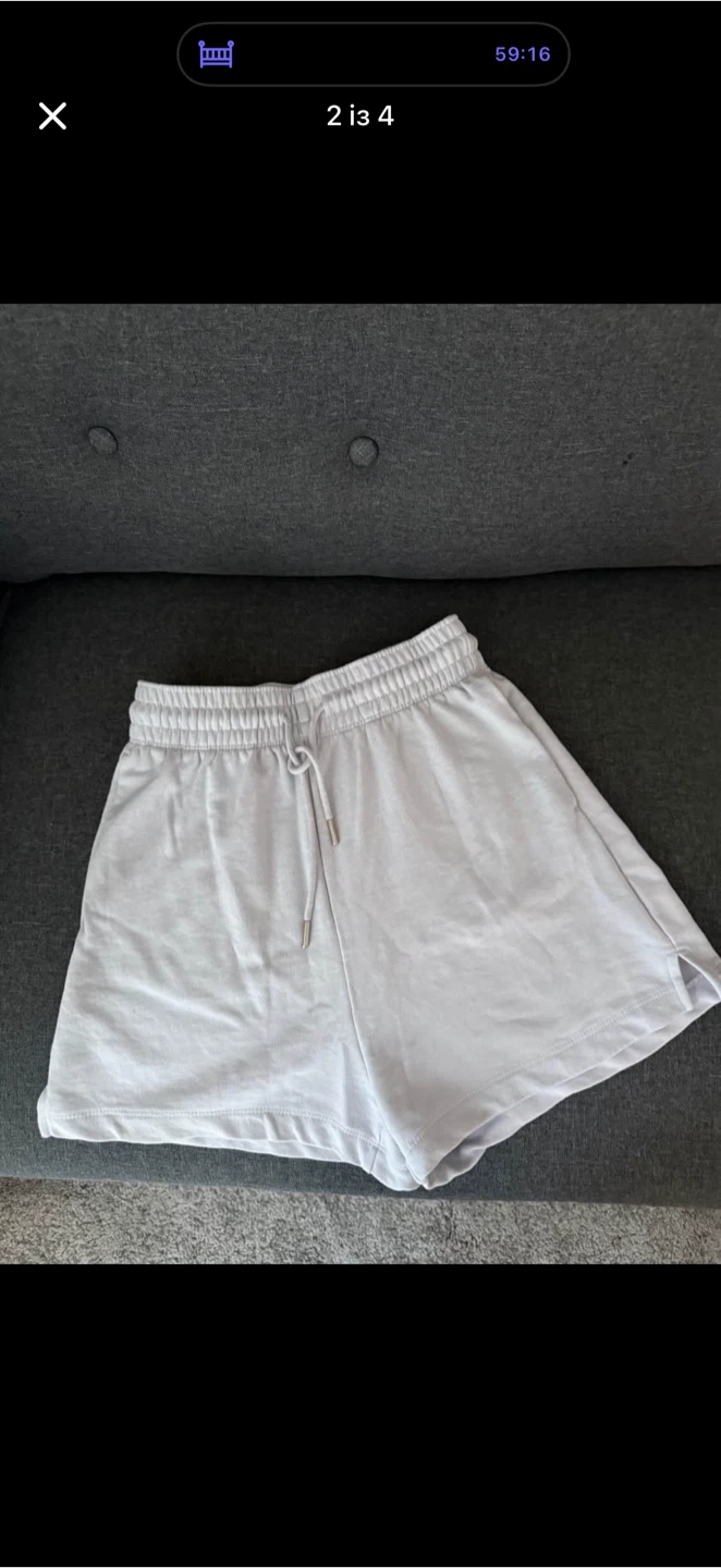 H&M Light Purple Shorts EUR XS