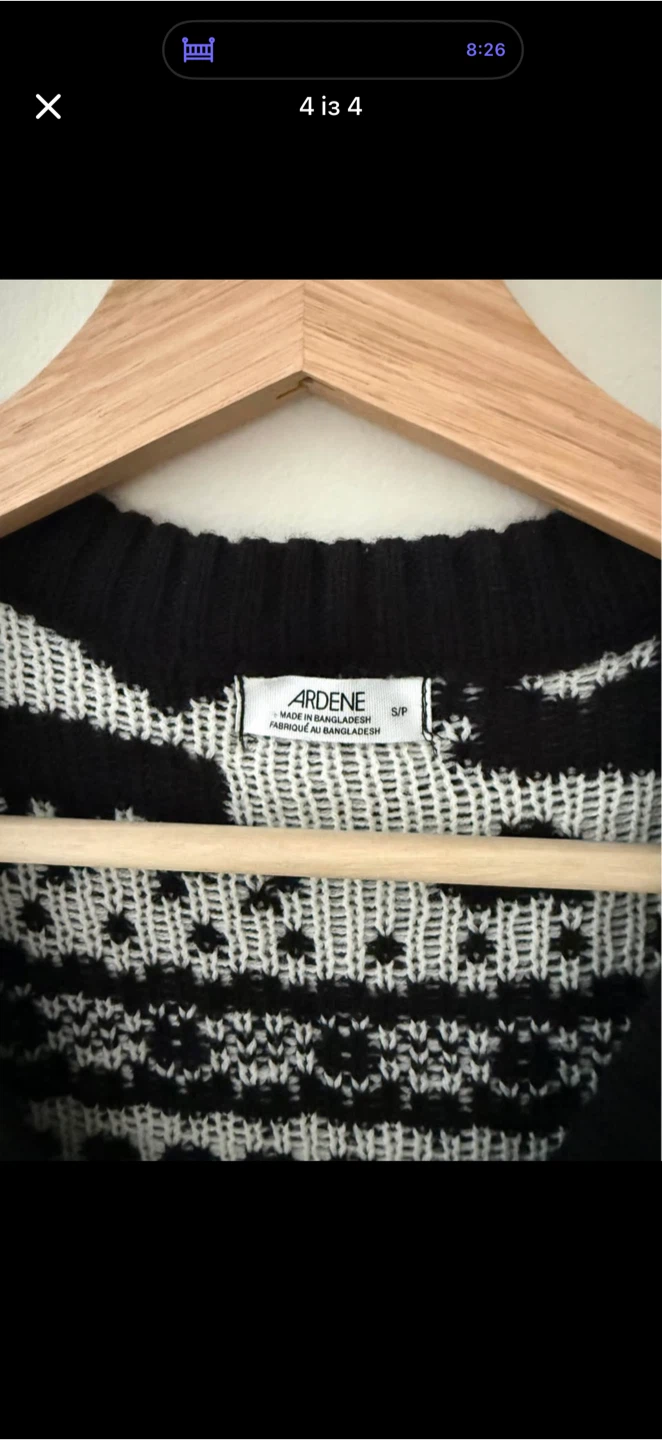 Ardene Women's Fair Isle Moose Knit Vest - photo 3