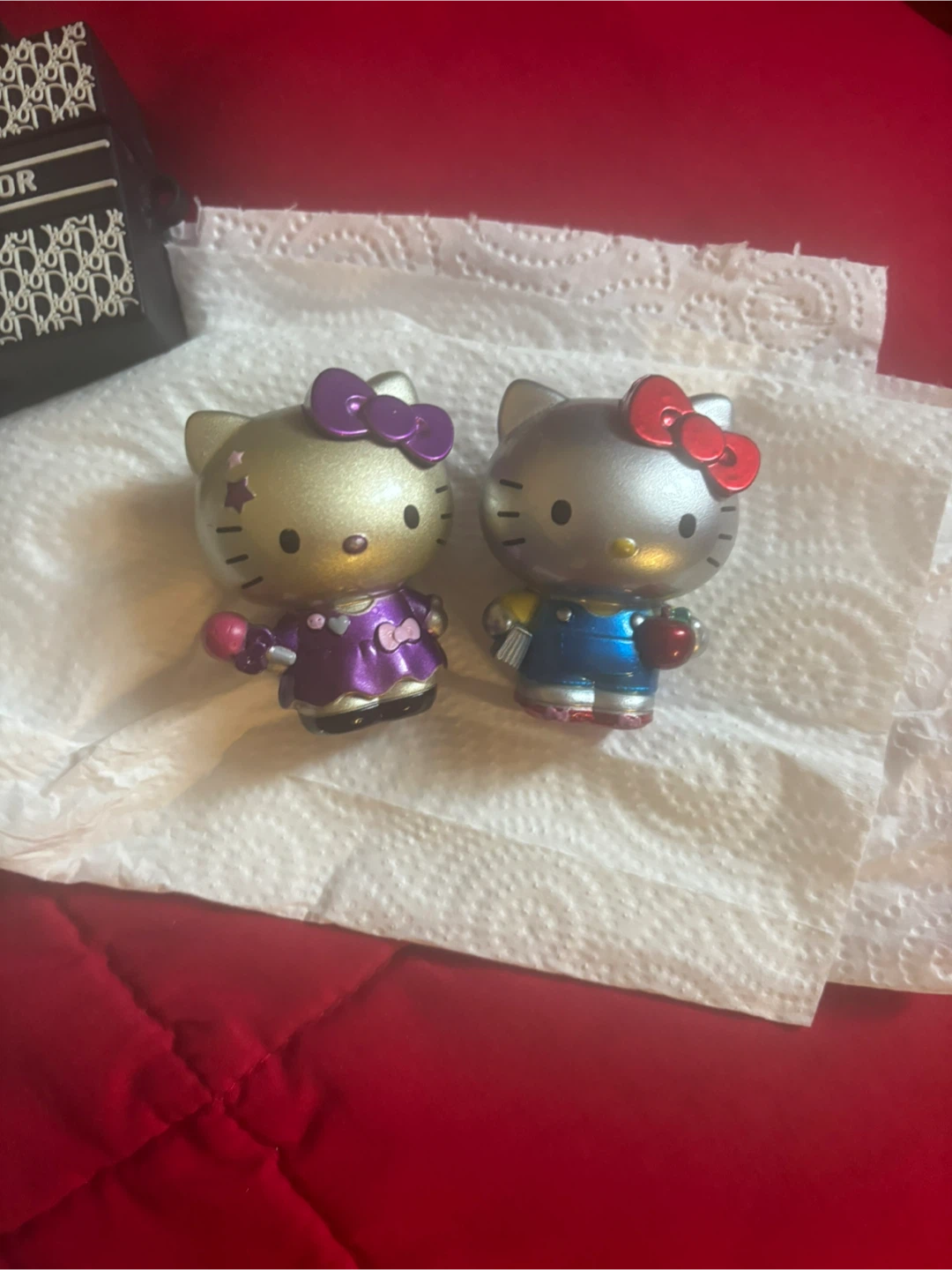 2 Hello Kitty Figurines