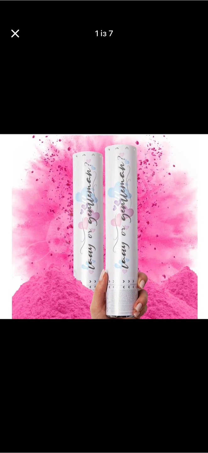 Gender Reveal Pink Holi Powder Cannons